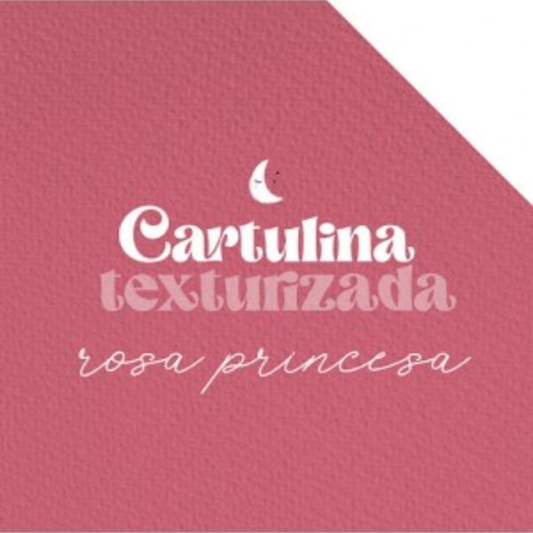 Cartulina texturizada Rosa Princesa