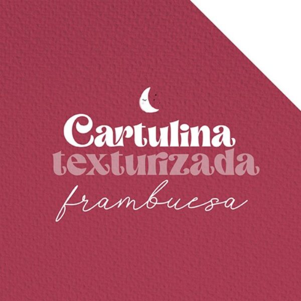 Cartulina texturizada Frambuesa