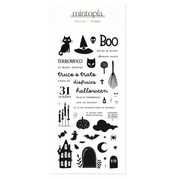 Sello de Mintopía Halloween by Scrapbypat
