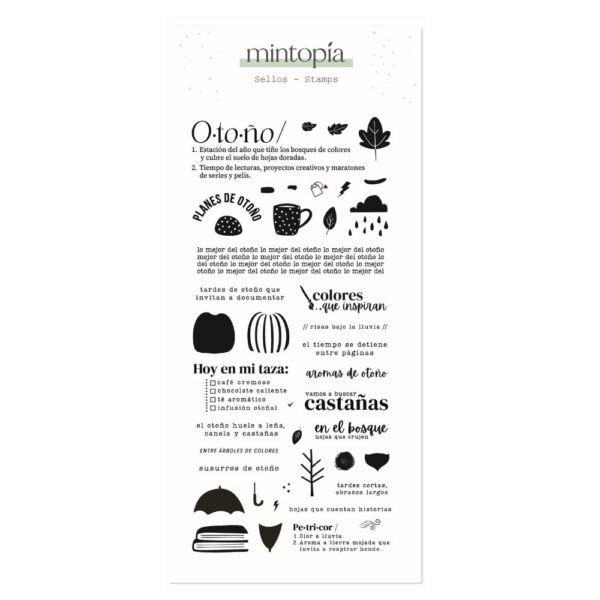 Sello de Mintopía Otoño CASTELLANO by Scrapbypat