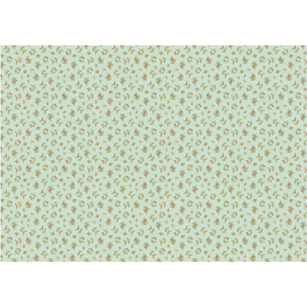 Paper press Flowers green Salted Caramel. Vintage Odyssey