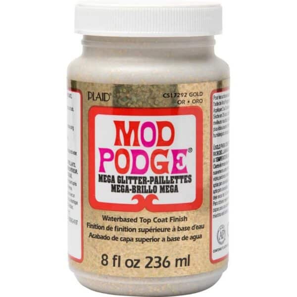 Mod Podge Mega Glitter 236ml Dorado