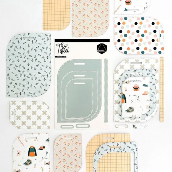 Scrapbooking en Cáceres 9 Troquel tag holder. Dunaon