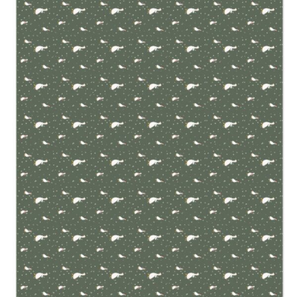 Tela de encuadernar estampada 35x50 cm Babe it's cold outside Gansos. Mintopía