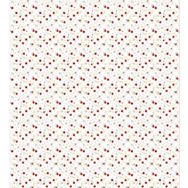 Tela de encuadernar estampada 35x50 cm Babe it's cold outside Lunares. Mintopía