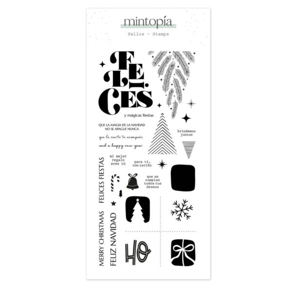 Sello de Mintopía Deseos Navideños by Scrapbypat