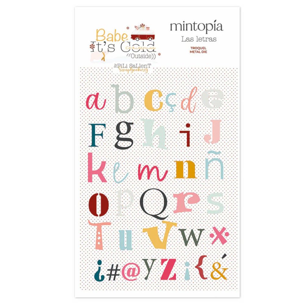 Troquel Alfabeto combinado Baby It's Cold Outside. Mintopía 1 Troquel Alfabeto combinado Baby It's Cold Outside. Mintopía