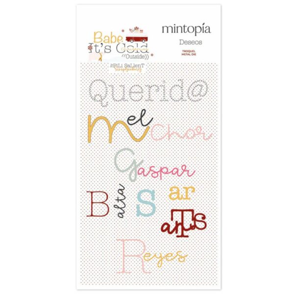 Troquel Carta a sus majestades Baby It's Cold Outside. Mintopía