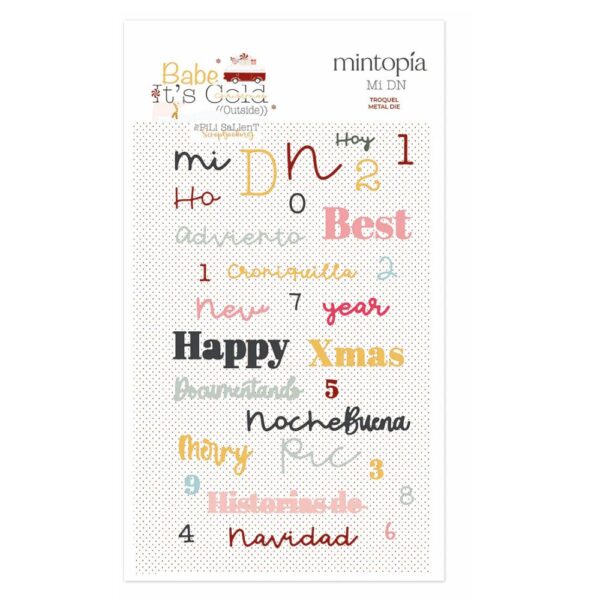 Troquel Mi DN Baby It's Cold Outside. Mintopía
