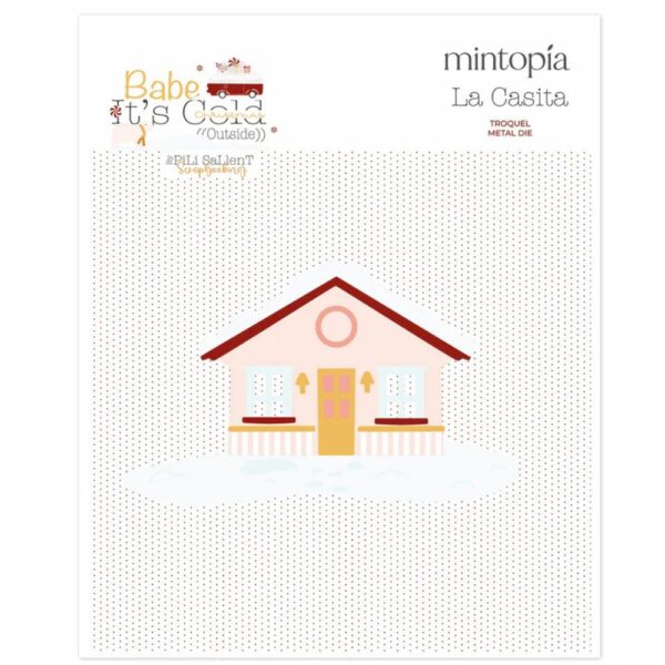 Troquel Casita de montaña Baby It's Cold Outside. Mintopía