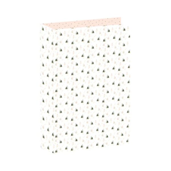 Álbum 6"x8" lomo ancho Navidad 2025 Winter Trees. Mintopía