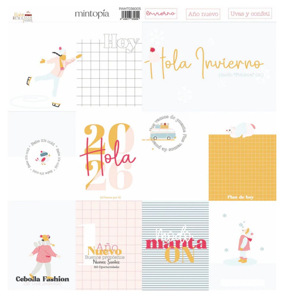 Papel tarjetas 1 Babe it's cold outside. Mintopía 1 Papel tarjetas 1 Babe it's cold outside. Mintopía