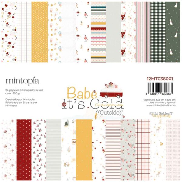 Stack 12x12 Babe it's cold outside. Mintopía