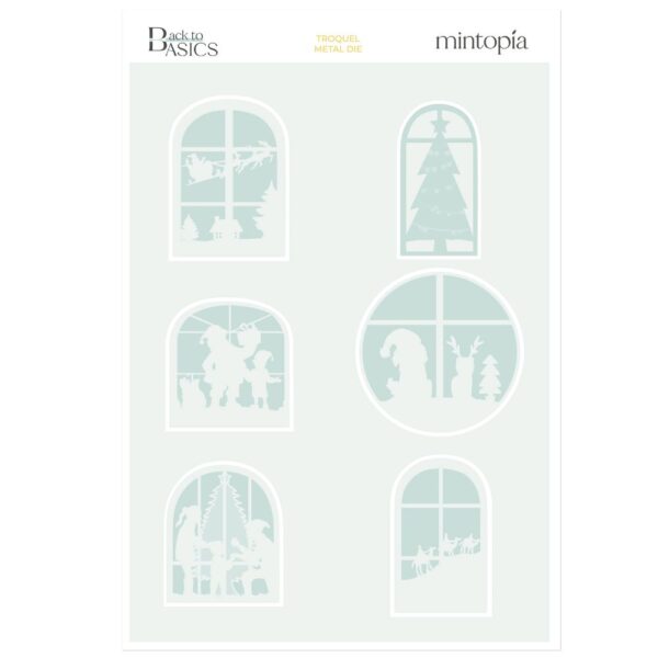 Troquel BTB Mintopía Ventanas navideñas