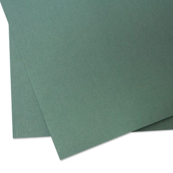 Cartulina PREMIUM Perlada 12"x12" Shimmer Verde billar