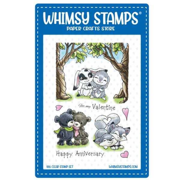 Scrapbooking en Cáceres 15 Sello Woodland Valentine. Whimsy Stamps