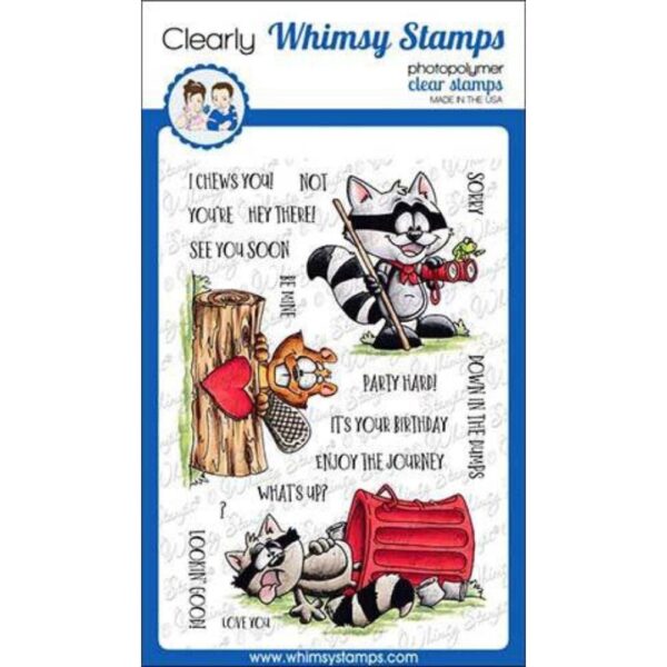 Sello Camp Critters. Whimsy Stamps
