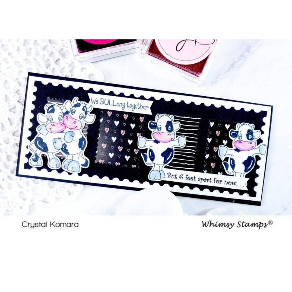 Sello Cow Friends. Whimsy Stamps 2 Sello Cow Friends. Whimsy Stamps - Imagen 2