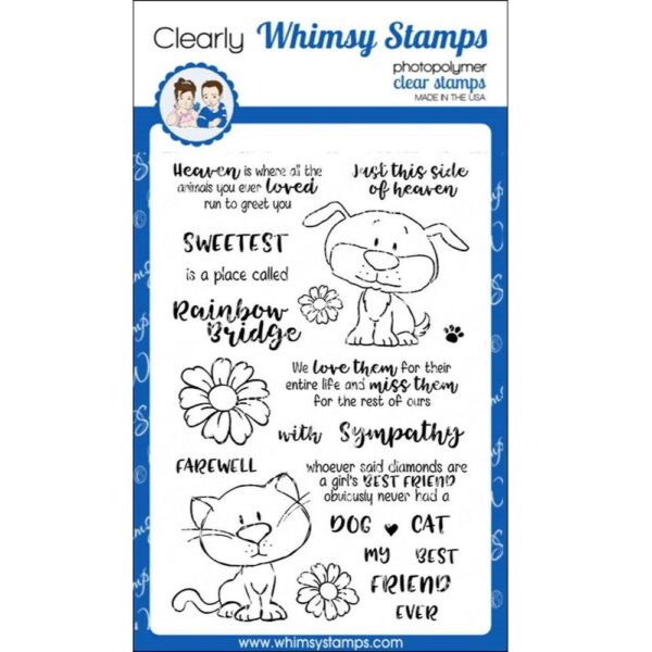 Scrapbooking en Cáceres 11 Sello "La mejor amiga de una chica". Whimsy Stamps