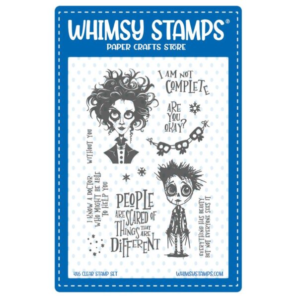 Scrapbooking en Cáceres 10 Sello de Edward. Whimsy Stamps