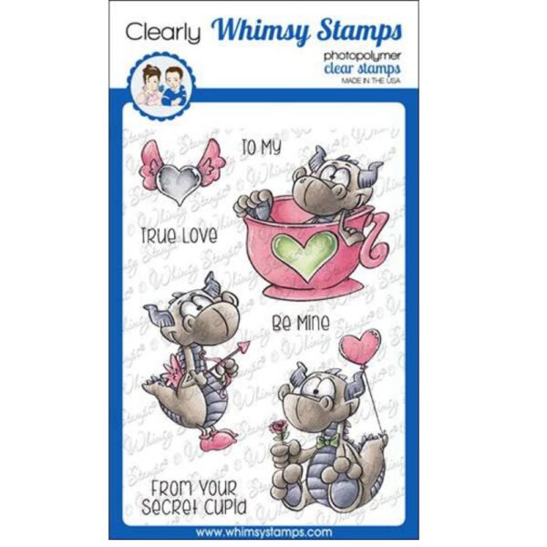 Sello San Valentín de Dudley. Whimsy Stamps