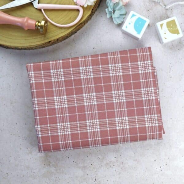 Tela Rosa viejo Solosiescontigo 50x140cm. Alúa Cid