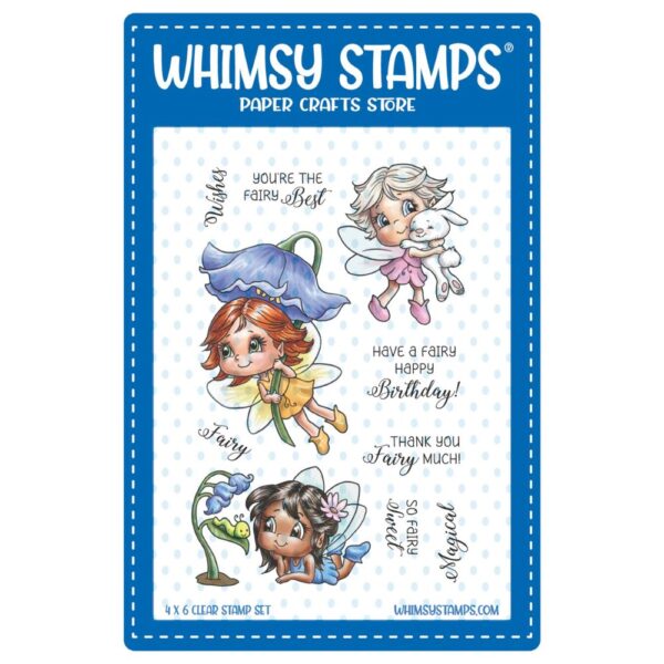Sello Fairy Wishes. Whimsy Stamps