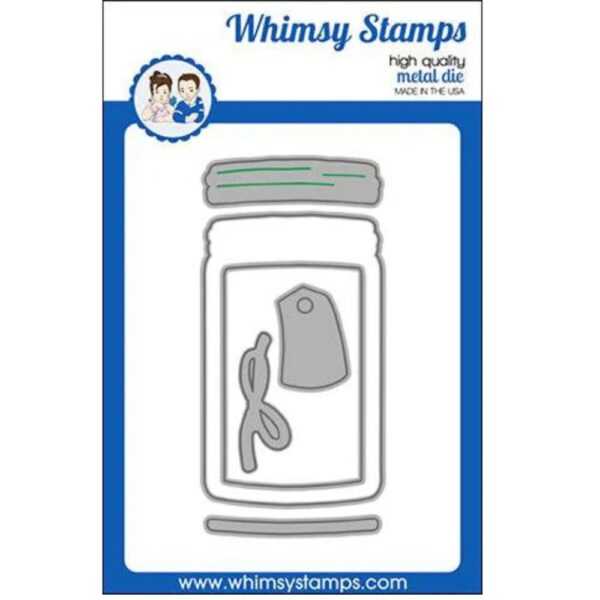 Troquel Atlas Mason Jar. Whimsy Stamps