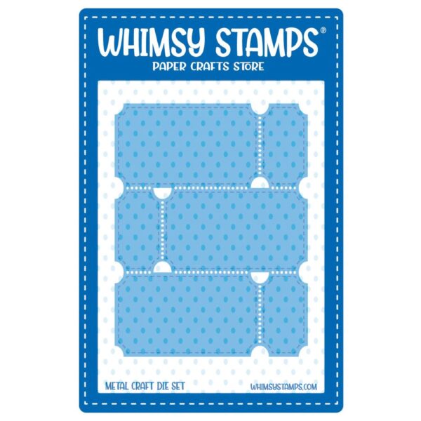 Troquel Terrific Tickets. Whimsy Stamps