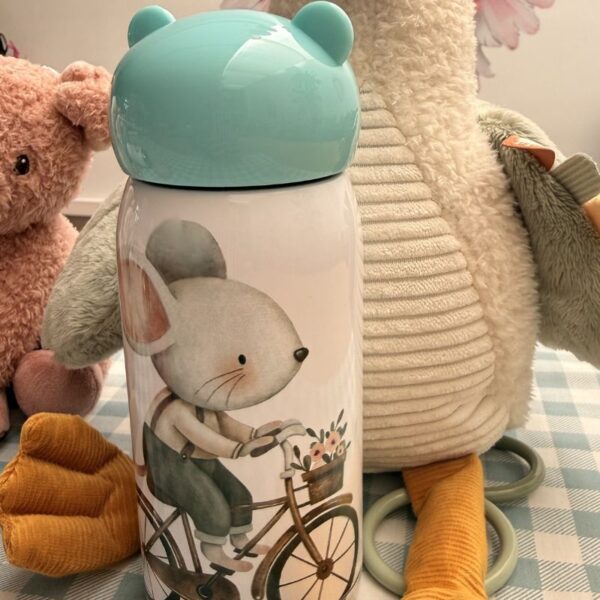 Termo infantil de osito (diseño incluido a tu gusto).