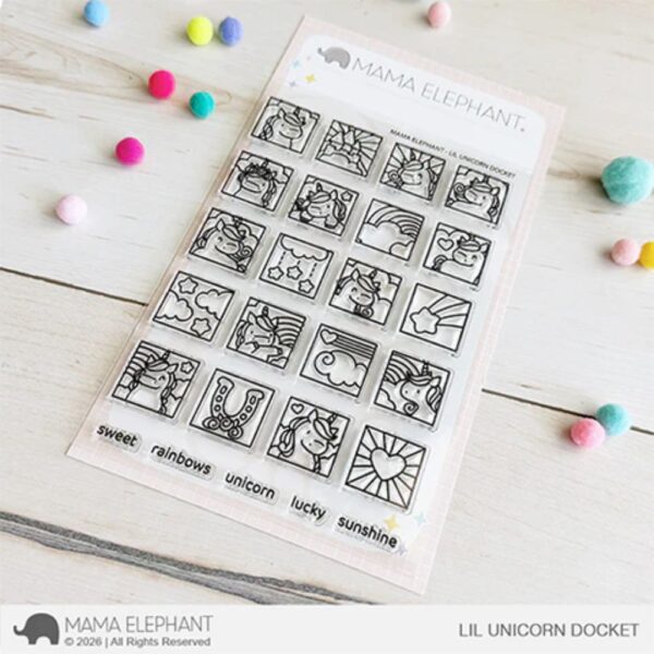 Sello Lil Unicorn Docket. Mama Elephant
