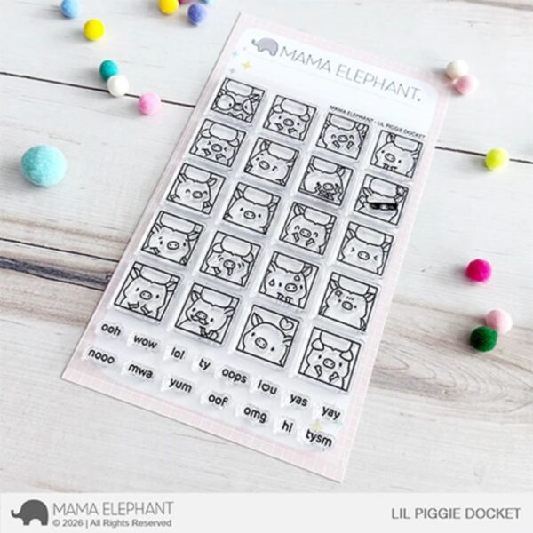 Sello Lil Piggie Docket. Mama Elephant