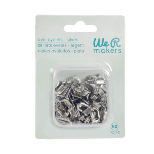 Ojales Plateados Oval Crop-A-Dile. We R Makers