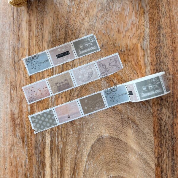 Washi tape Stamp Nómada. Cattaleia Soul
