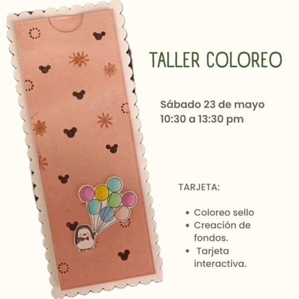 Taller coloreo ~ 23 de mayo Ana García