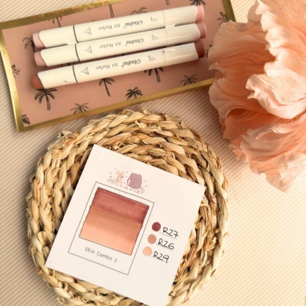 Ohuhu combo 1: skin tone (3+1)