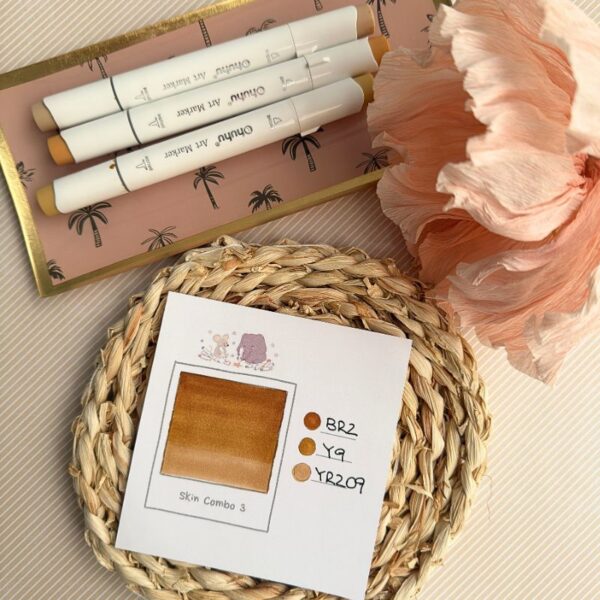 Ohuhu combo 3: skin tone (3+1)