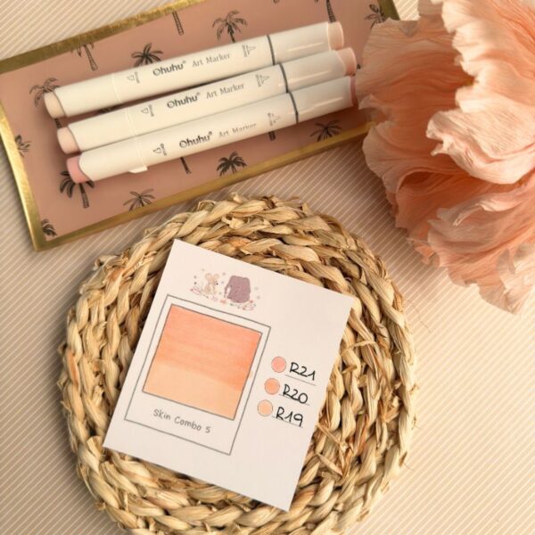 Ohuhu combo 5: skin tone (3+1)