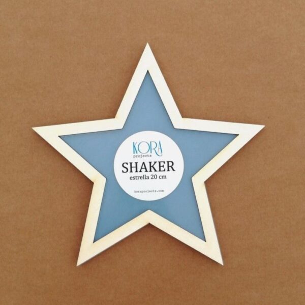 Shaker estrella 20 cm. Kora Projects