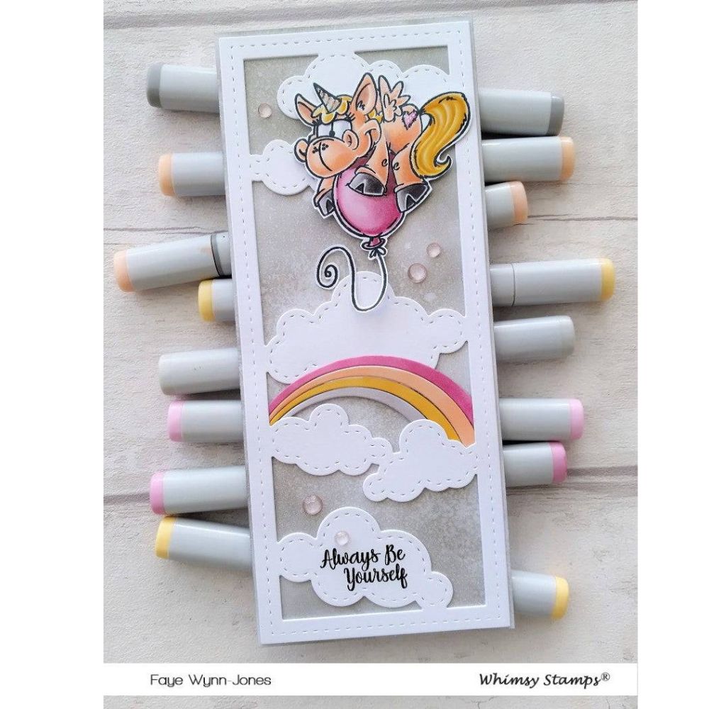 Troquel Slimline Clouds. Whimsy stamps 3 Troquel Slimline Clouds. Whimsy stamps - Imagen 3