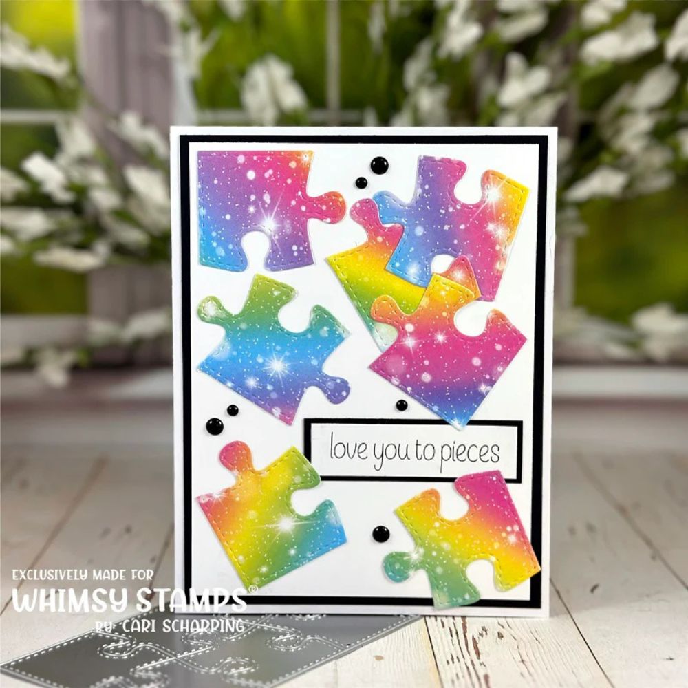Troquel Puzzle Pieces Die. Whimsy stamps 2 Troquel Puzzle Pieces Die. Whimsy stamps - Imagen 2