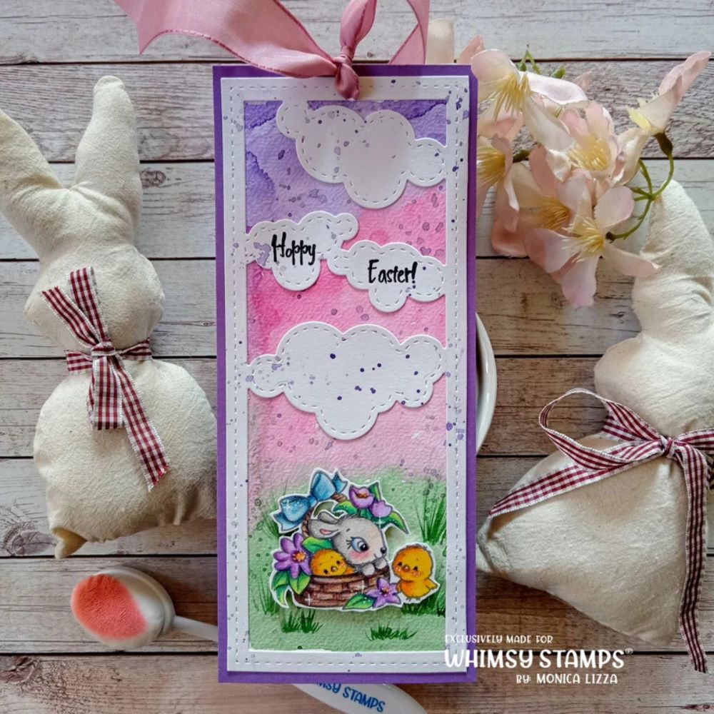Troquel Slimline Clouds. Whimsy stamps 2 Troquel Slimline Clouds. Whimsy stamps - Imagen 2