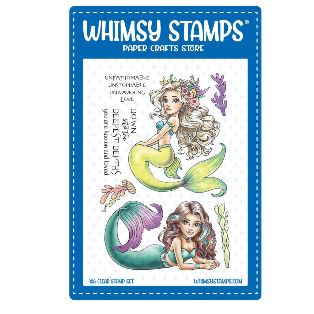 Sello Mermaid Meditations. Whimsy stamps 1 Sello Mermaid Meditations. Whimsy stamps