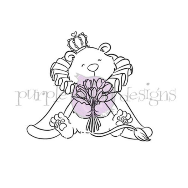 Sello Queen Lioness - Chilliezgraphy. Purple onion designs