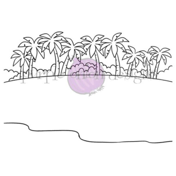 Sello Beachscape Background- Chilliezgraphy. Purple onion designs