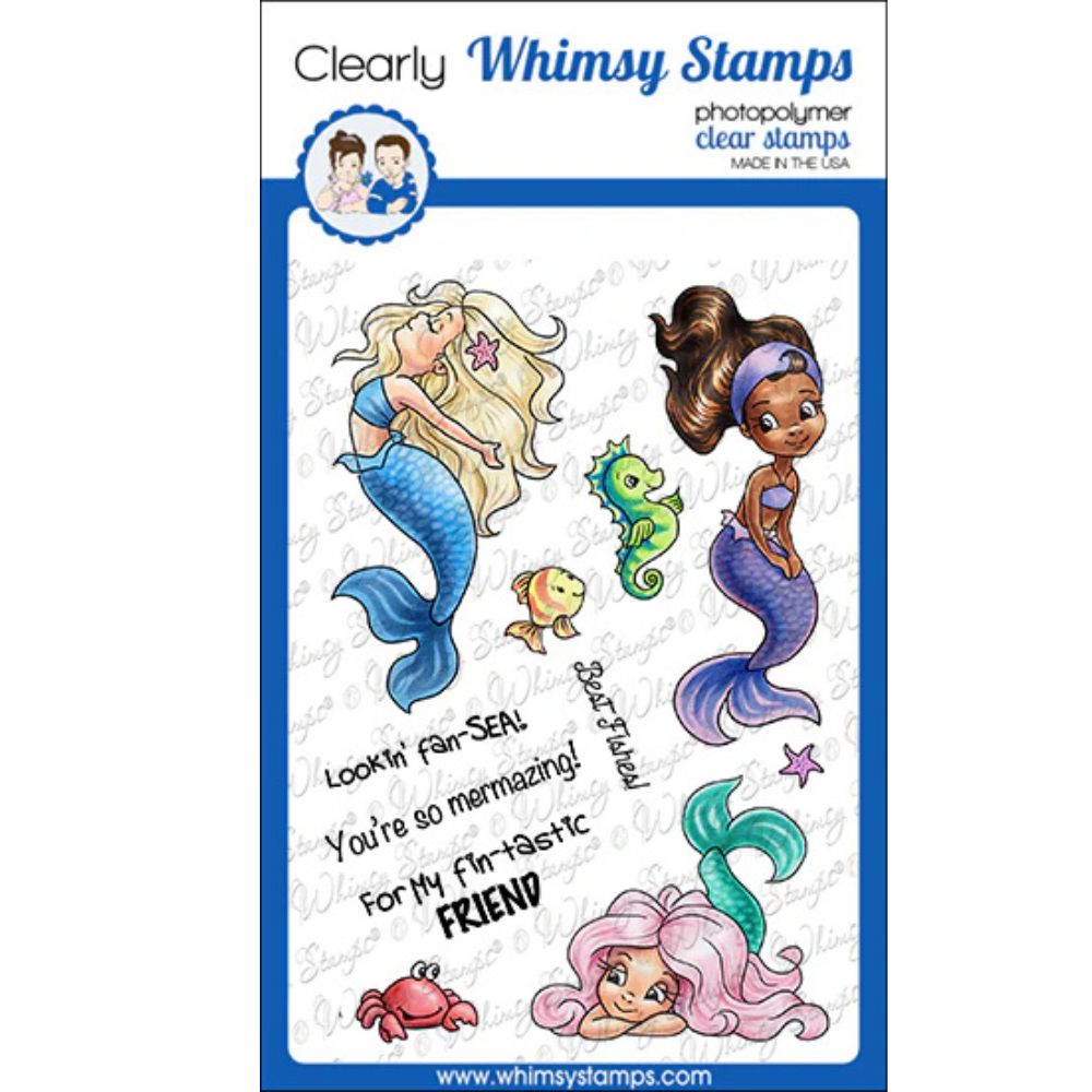 Sello Mermaid Moments. Whimsy stamps 1 Sello Mermaid Moments. Whimsy stamps