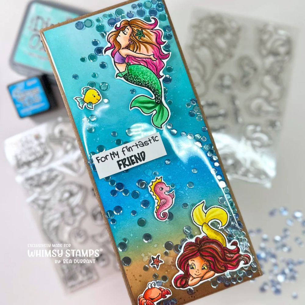 Sello Mermaid Moments. Whimsy stamps 2 Sello Mermaid Moments. Whimsy stamps - Imagen 2