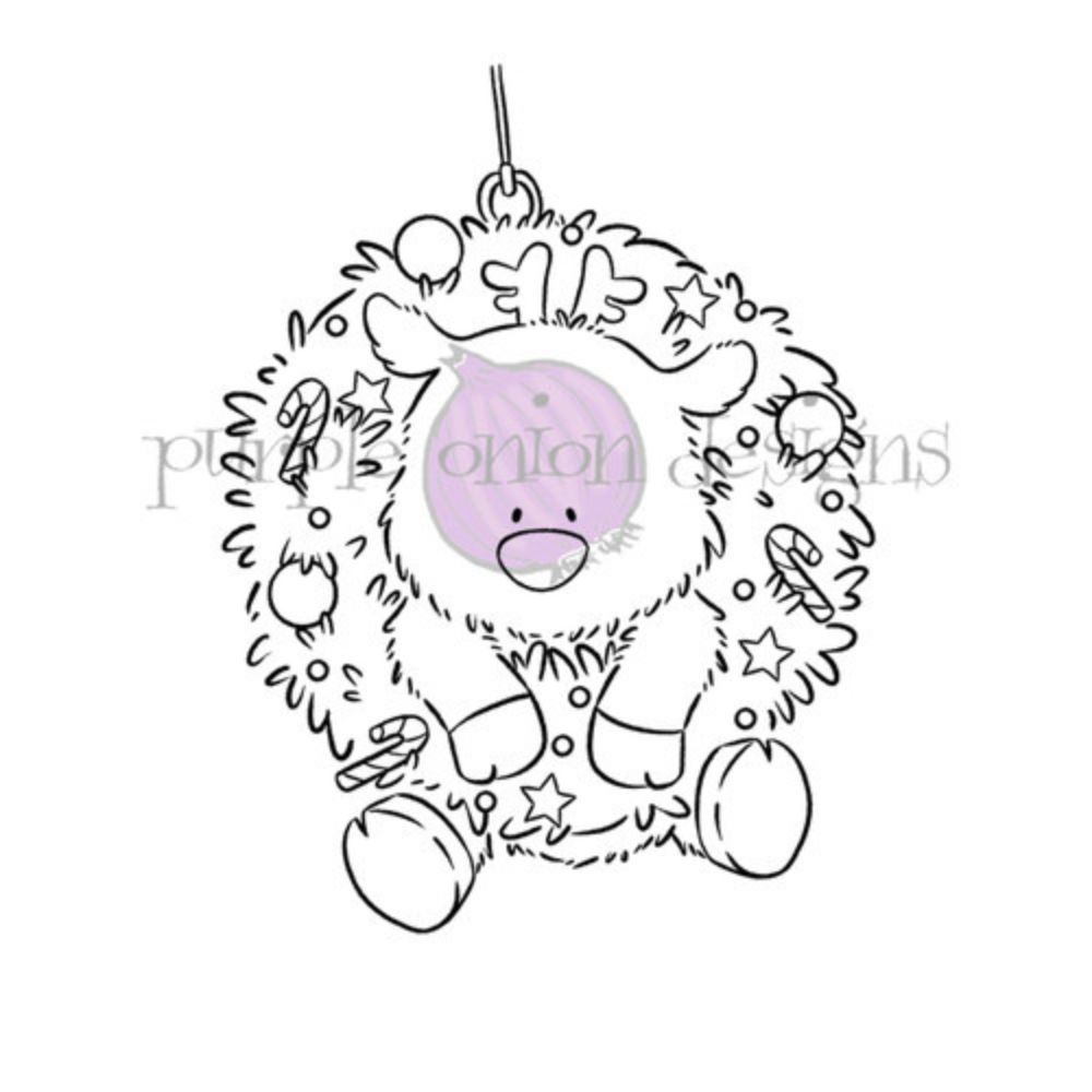 Sello Reindeer Wreath - Chilliezgraphy. Purple onion designs 1 Sello Reindeer Wreath - Chilliezgraphy. Purple onion designs