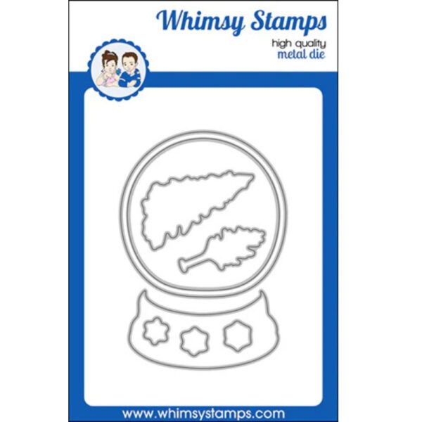Troquel Holiday Snowglobe. Whimsy stamps