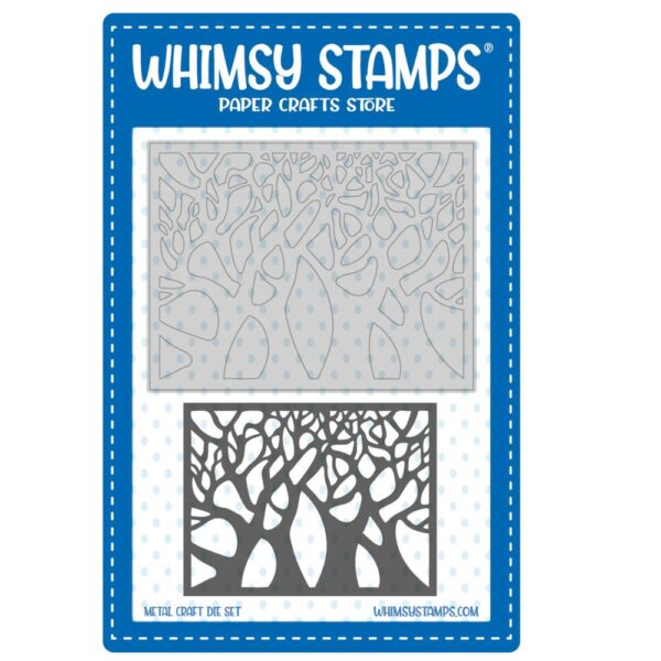 Troquel Enchanted Forest. Whimsy stamps